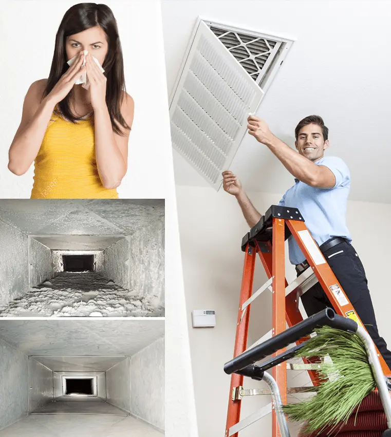 Eco Safe Duct Cleaning Richardson - Before and After